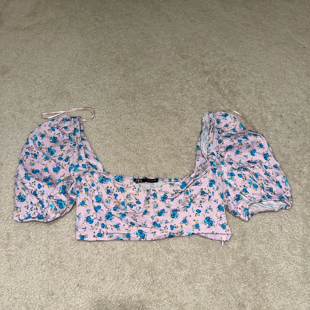 Zara crop top medium
